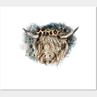 Highland Cow Posters and Art